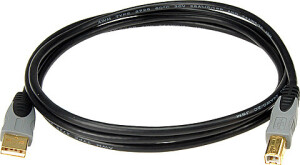 Product detail of Klotz USB-AB3, USB 2.0 A plug to B plug