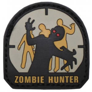 Product detail of Nášivka gumová 3D: Zombie Hunter barevná