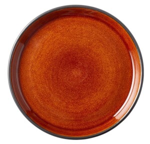 Product detail of Servírovací talíř 17 cm, černá / jantarová, Bitz