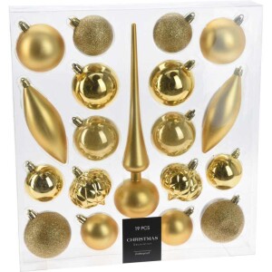 Product detail of HOMESTYLING Vánoční ozdoby sada 19 ks zlatá
 KO-CAN305200
