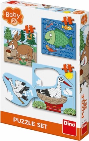Product detail of DINO ZVÍŘÁTKA: kde žijí 3-5 baby set
