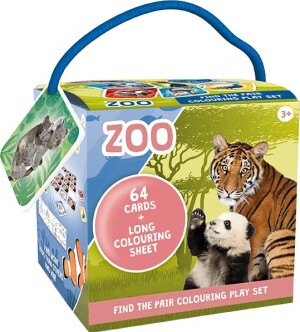 Product detail of Pexeso na cesty s omalovánkami Zoo