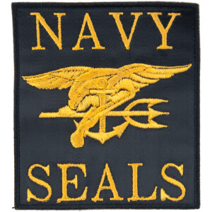 Product detail of Nášivka: NAVY SEALS s nápisem černá | žlutá