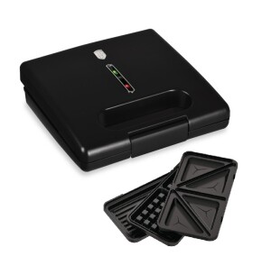 Product detail of BERLINGERHAUS Sendvičovač 3 v 1 s nepřilnavým povrchem 780 W Matte Black Collection BH-9638