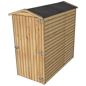 Product detail of Dřevěný domek SOLID ANITA 2 - 90 x 183 cm (S858-1) LG2390