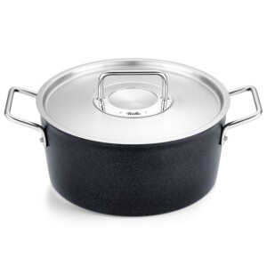 Product detail of Vysoký kastrol ADAMANT 24 cm, černá, hliník, Fissler