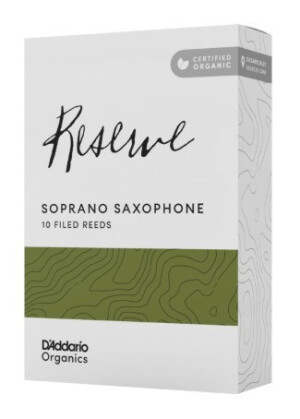 Product detail of D'Addario ODIR1045 Organic Reserve Soprano Saxophone Reeds 4.5 - 10 Pack