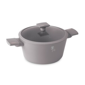 Product detail of BERLINGERHAUS Kastrol s titanovým povrchem a poklicí 24 cm Taupe Collection BH-8101