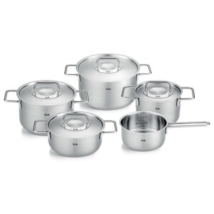 Product detail of Sada hrnců PURE, sada 5 ks, stříbrná, nerezová ocel, Fissler