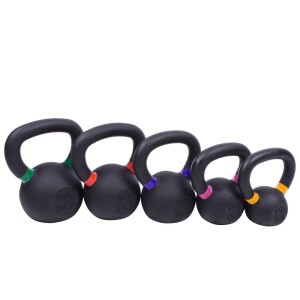 Product detail of Sada powdercoated kettlebellu Sportago Ironside - 4 + 6 + 8 + 10 + 12 kg