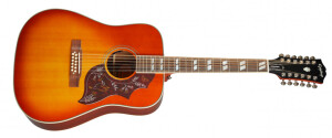 Product detail of Epiphone Hummingbird 12-String - Aged Cherry Sunburst Gloss