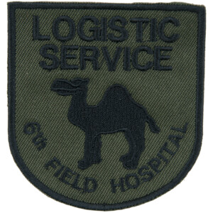 Product detail of Nášivka: LOGISTIC SERVICE 6th F.H. olivová | černá