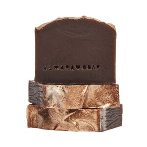 Product detail of Designové ručně vyrobené mýdlo pro normální pokožku Gold Chocolate Almara Soap