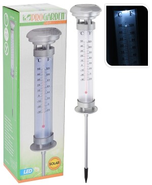 Product detail of PROGARDEN Lampa solární zahradní s teploměrem 58 cm KO-DX9200300