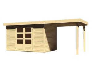 Product detail of Dřevěný domek KARIBU ASKOLA 4 + přístavek 240 cm (73247) natur LG1709