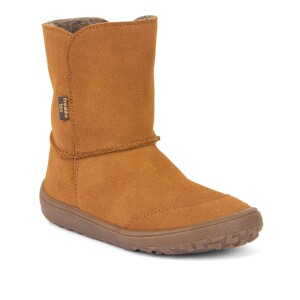 Product detail of Dětské zimní barefoot boty TEX SUEDE  Cognac, Froddo, G3160238-2, hnědá - 34