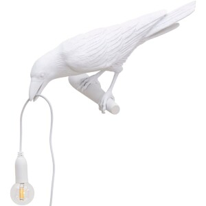 Product detail of Nástěnné dekorační světlo BIRD LOOKING LEFT 33 cm, bílá, Seletti