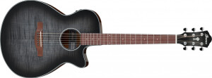 Product detail of Ibanez AEG70-TCH AEG Series - Transparent Charcoal Burst High Gloss