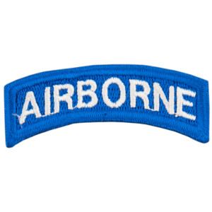Product detail of Nášivka: AIRBORNE - oblouček modrá | bílá