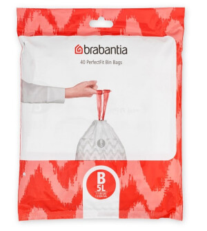 Product detail of Sáčky do odpadkového koše B PERFECTFIT 5 l, sada 40 ks, Brabantia
