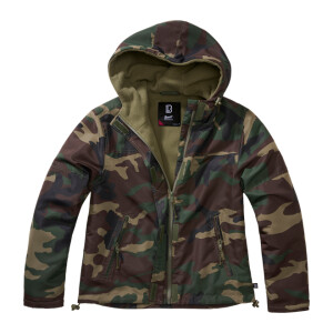 Product detail of Brandit Bunda Windbreaker Ladies Frontzip woodland XL