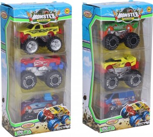 Product detail of Auta Monster Truck kovová 3 ks 8 cm