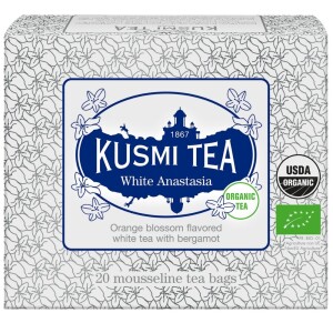 Product detail of Bílý čaj ANASTASIA, 20 mušelínových sáčků, Kusmi Tea
