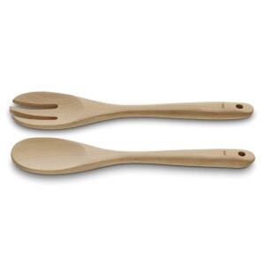 Product detail of KELA Salátový příbor Calla bukové dřevo světle hnědé 2 kusy KL-12594