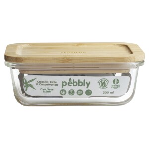 Product detail of Box na potraviny PKV-036 300 ml, sklo / bambus, Pebbly