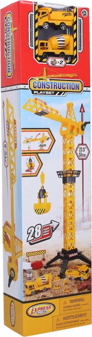 Product detail of Jeřáb se 2 stavebními auty 57 cm