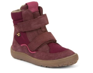 Product detail of Dívčí zimní barefoot boty TEX WINTER Bordeaux, Froddo, G3160233-7, červená - 28