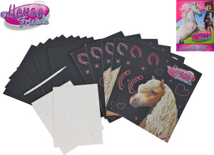 Product detail of Horse Friends škrabací papírky 16ks