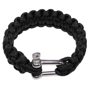 Product detail of Náramek Paracord 2.3, kov. spona černý L