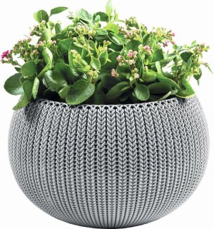 Product detail of Keter Květináč Keter COZY M závěsný Cloudy grey KT-610127