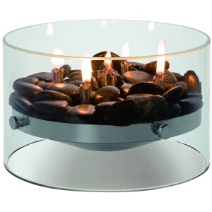 Product detail of Olejová lampa FIRE 23 cm, stolní, stříbrná, Philippi