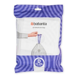Product detail of Sáčky do odpadkového koše D PERFECTFIT 15-20 l, sada 40 ks, Brabantia