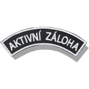 Product detail of Nášivka: AKTIVNÍ ZÁLOHA [ssz] černá | bílá