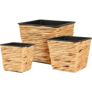 Product detail of PROGARDEN Sada květináčů čtvercových 3 ks vodní hyacint KO-VM3000020