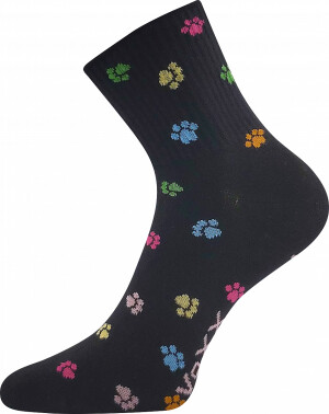 Product detail of Dámské ponožky VoXX - Agapi, tlapky, černá Barva: Černá, Velikost: 39-42