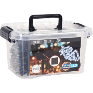 Product detail of HOMESTYLING Světelný řetěz solární  studená bílá 400 LED / 24 m KO-DX9540030