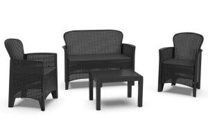 Product detail of PROGARDEN Zahradní nábytek sada 4 ks + polstry JUNGLE - design. vada KO-042981520sleva