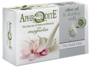 Product detail of Přírodní mýdlo olivový olej & oslí mléko & Magnolie Aphrodite 85g