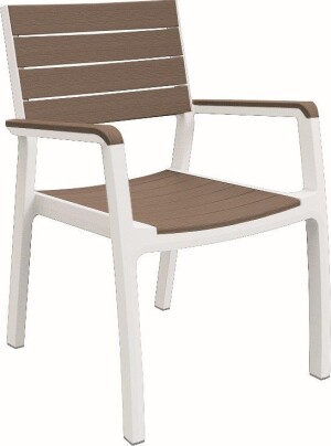 Product detail of Keter Zahradní křeslo Keter Harmony bílé / cappuccino KT-610228