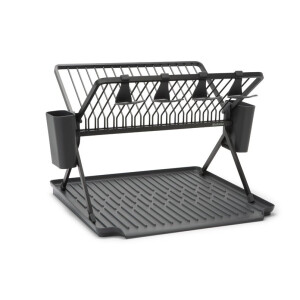 Product detail of Odkapávač na nádobí, skládací, velký, šedá, Brabantia