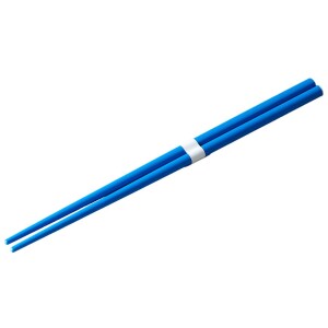 Product detail of Jídelní hůlky 22,5 cm, královská modrá / bílá, bambus, MIJ