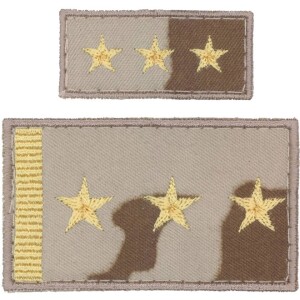 Product detail of Nášivka: Hodnost AČR Plukovník vz. 95 béžový velká