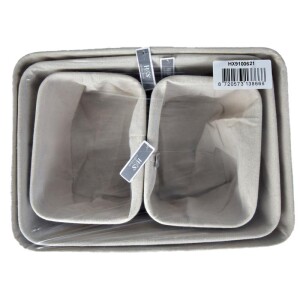 Product detail of HOMESTYLING Sada úložných košíků 4 ks bílá KO-HX9100621