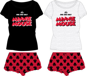 Product detail of Minnie Mouse - licence Dámské pyžamo - Minnie Mouse 53049737, světle šedý melír Barva: Šedá, Velikost: L