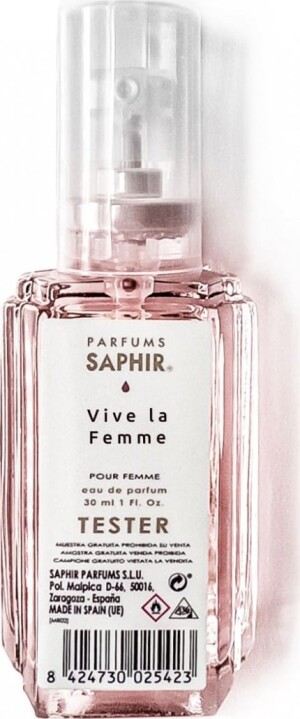 Product detail of SAPHIR - Vive la Femme Parfémovaná voda Velikost: 30 ml tester