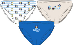 Product detail of Bluey - licence Chlapecké slipy - Bluey 5233016, mix barev Barva: Mix barev, Velikost: 110-116